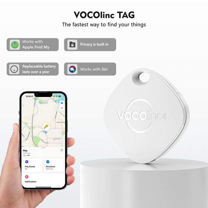 VOCOlinc White Versatile Bluetooth Finder-VT2201 (Only iOS)