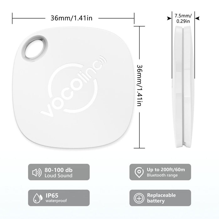 VOCOlinc White Versatile Bluetooth Finder-VT2201 (Only iOS)