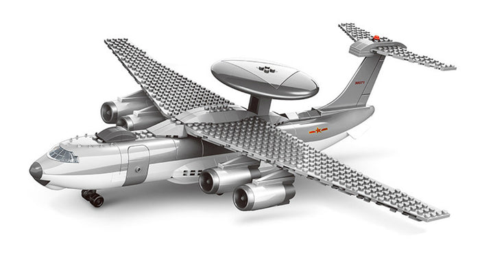 Wange Bricks Air Force: Airborne Early Warning Control Aircraft Brick Toy