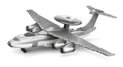 Wange Bricks Air Force: Airborne Early Warning Control Aircraft Brick Toy