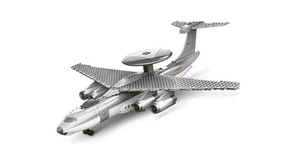 Wange Bricks Air Force: Airborne Early Warning Control Aircraft Brick Toy