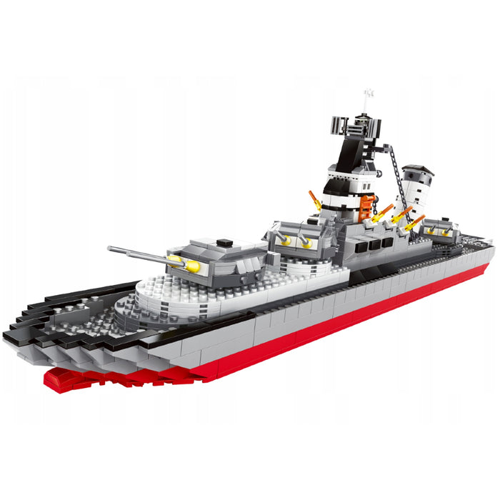 Wange Bricks: Battleship Destroyer Brick Toy
