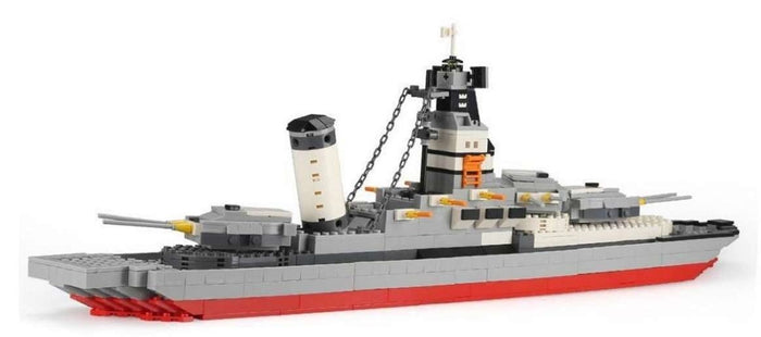 Wange Bricks: Battleship Destroyer Brick Toy