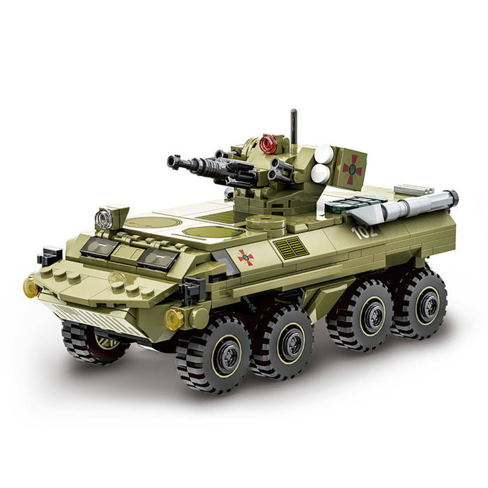 Wange Bricks: BTR-4 Bucephalus Armored Transporter- Brick Toy - Kryptonite Character Store