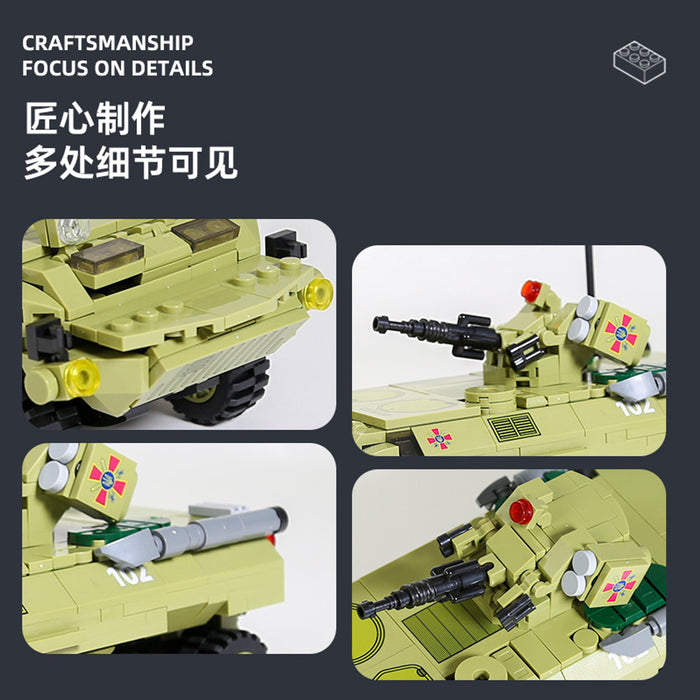 Wange Bricks: BTR-4 Bucephalus Armored Transporter- Brick Toy - Kryptonite Character Store