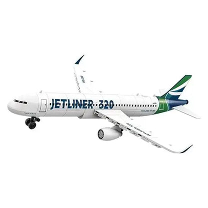 Wange Bricks: Commercial Jetliner 320 Plane Aircraft Brick Toy