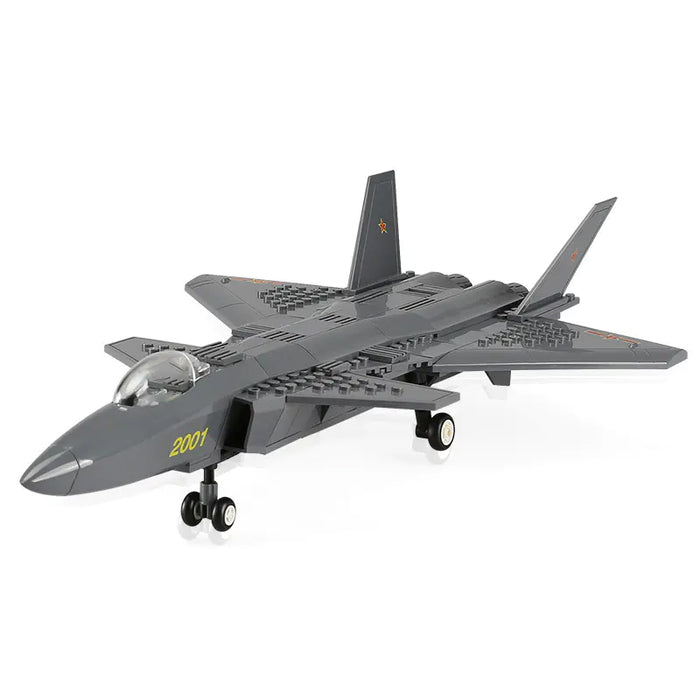 Wange Bricks: J20 Heavy Stealth Fighter Aircraft Brick Toy