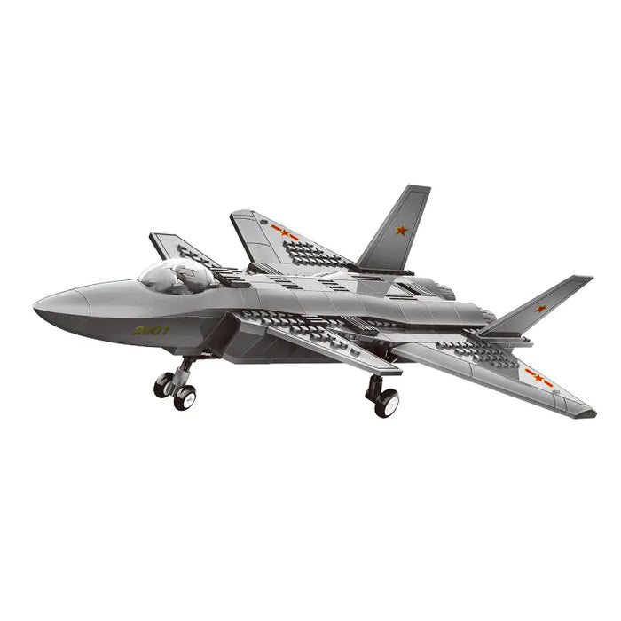 Wange Bricks: J20 Heavy Stealth Fighter Aircraft Brick Toy