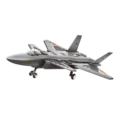 Wange Bricks: J20 Heavy Stealth Fighter Aircraft Brick Toy