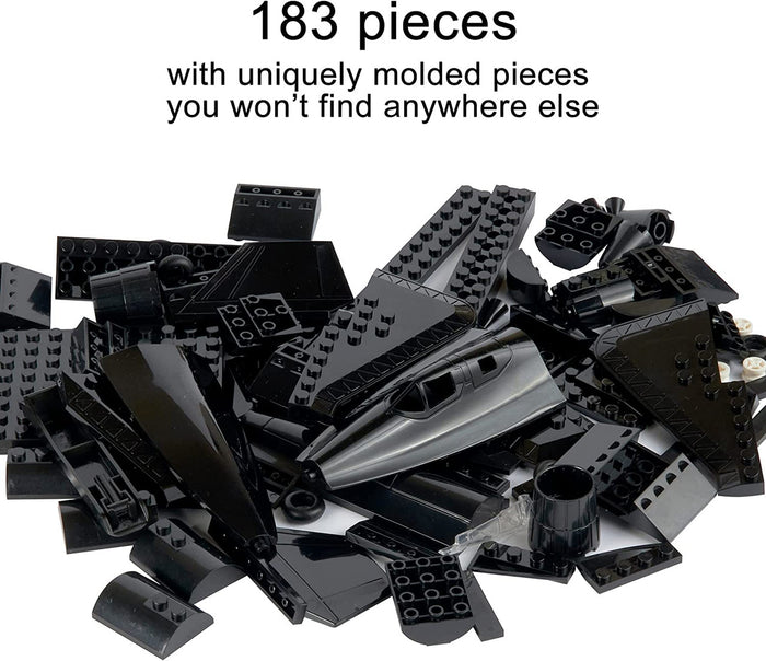 Wange Bricks: Military MOC SR-71 Blackbird Aircraft Brick Toy
