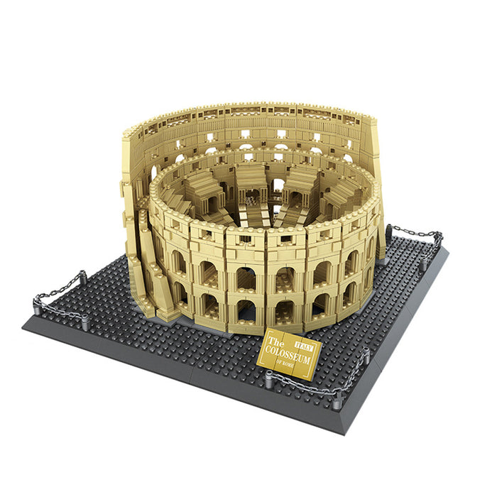 Wange Bricks: MOC Architecture Italy Rome Colosseum Brick Toy Figure