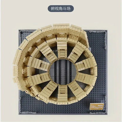 Wange Bricks: MOC Architecture Italy Rome Colosseum Brick Toy Figure