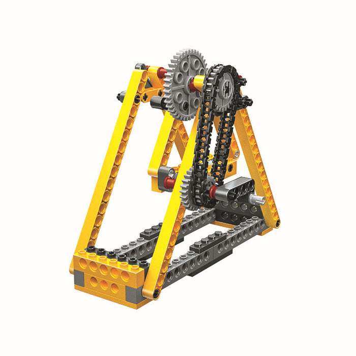 Wange Bricks: Power Machinery: beam pumps, suspension bridges, pirate ships, sewing machines Brick Toy