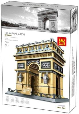 Wange Bricks: Triumphal Arch of Paris Building Brick