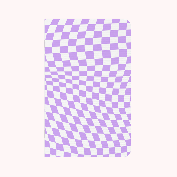 Wavy Checkerboard Lavender
