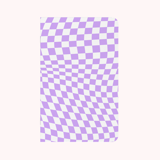 Wavy Checkerboard Lavender