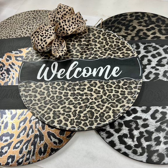 Welcome Sign Round