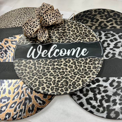 Welcome Sign Round