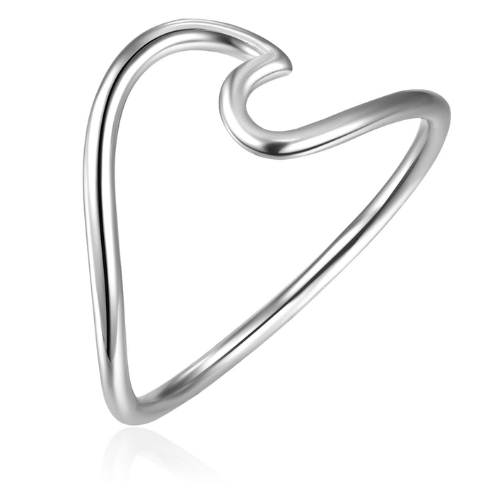 Wellenring silber