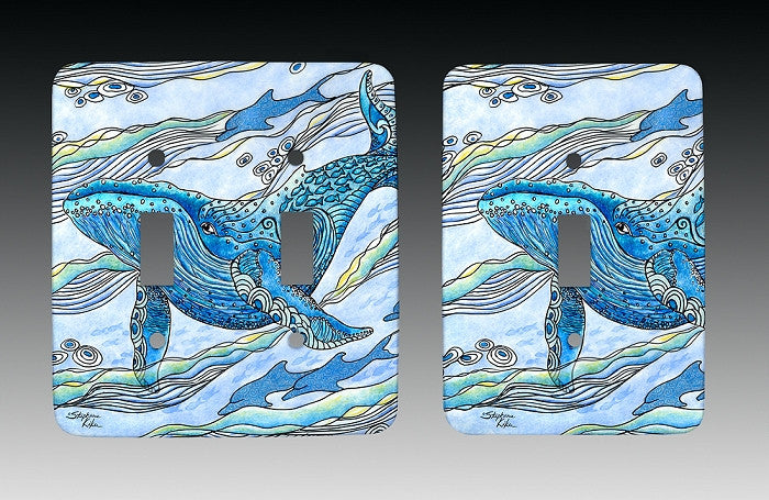 Whale Watch Light Switch Cover