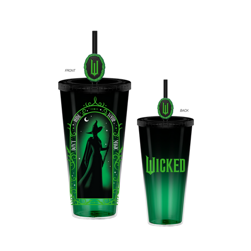 Wicked Elphaba Don't Hide 24oz Plastic Cold Cup w/ Lid
