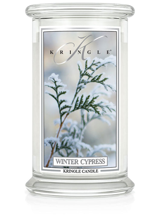 Winter Cypress Large 2-Wick - Kringle Candle Company