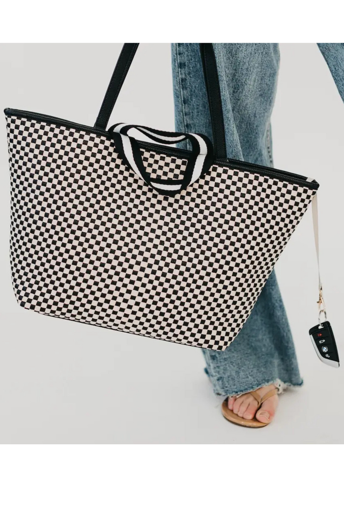 Woven Tiffany Organizer Tote Bag