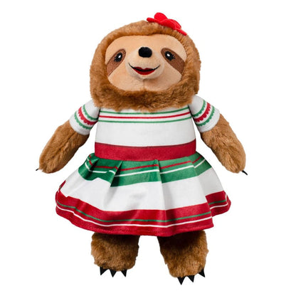 Petshop by Fringe Studio dog toys You Had Me At Hola Fiesta Sloth Plush Squeaky Dog Toy